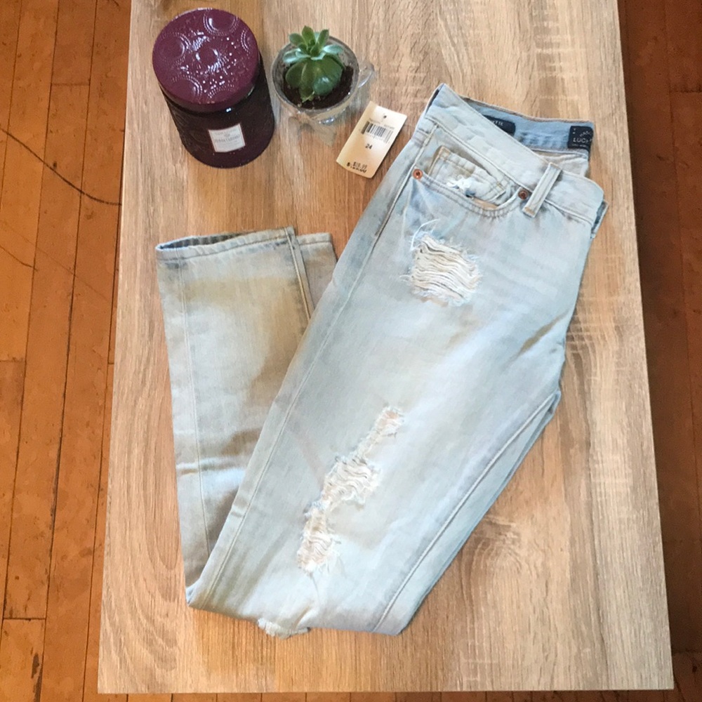 Lucky brand boyfriend jeans